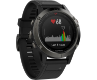 Garmin Fenix 5 Stalowoszary z Czarnym Paskiem - 363090 - zdjęcie 3